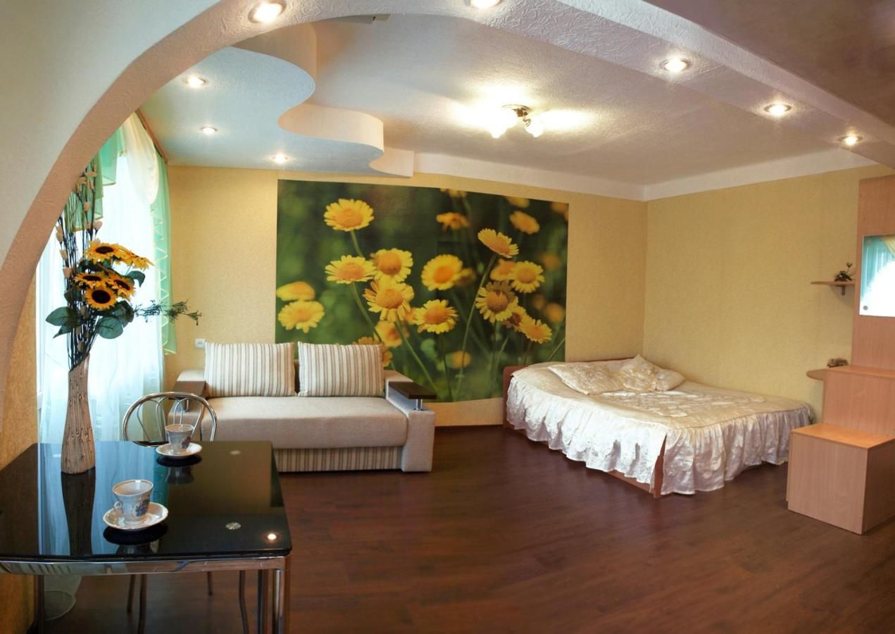 Апартаменты Квартира на проспекте Александра Поля с ромашками (Apartment on the Oleksandra Polia avenue with chamomiles) Днепр